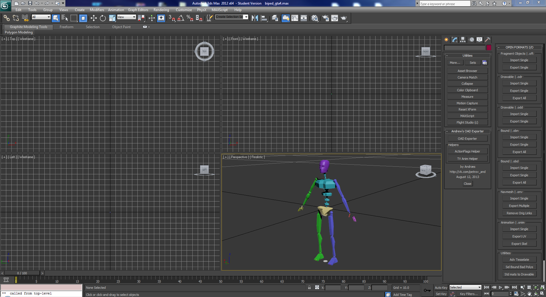 How To Create Custom GTA IV Animations In 3ds Max